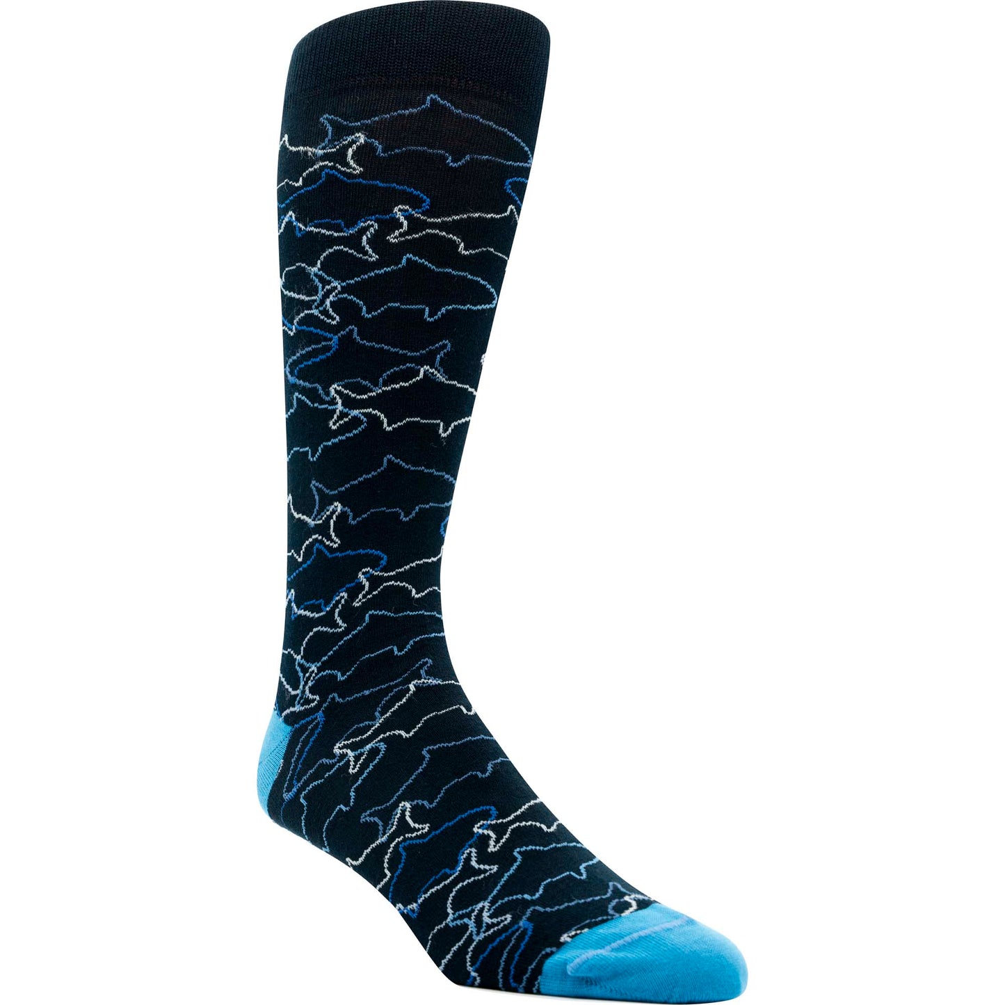Shark Outline Sock