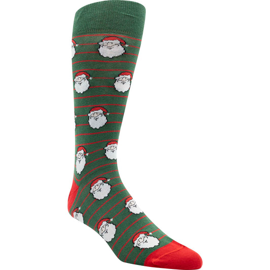 Striped Santa Sock