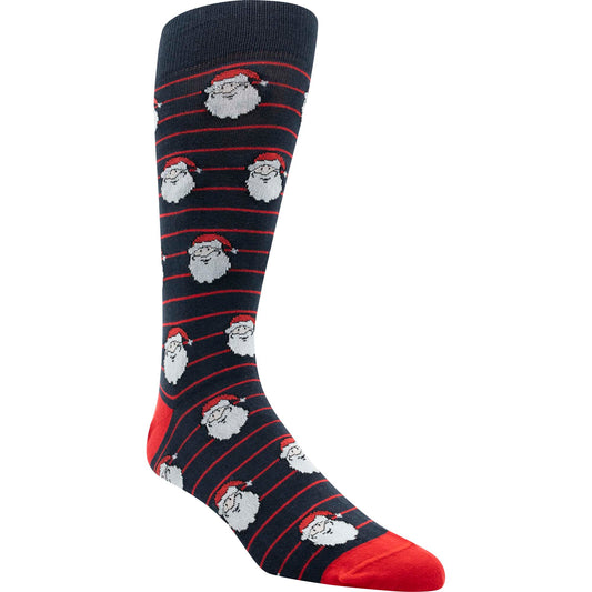 Striped Santa Sock