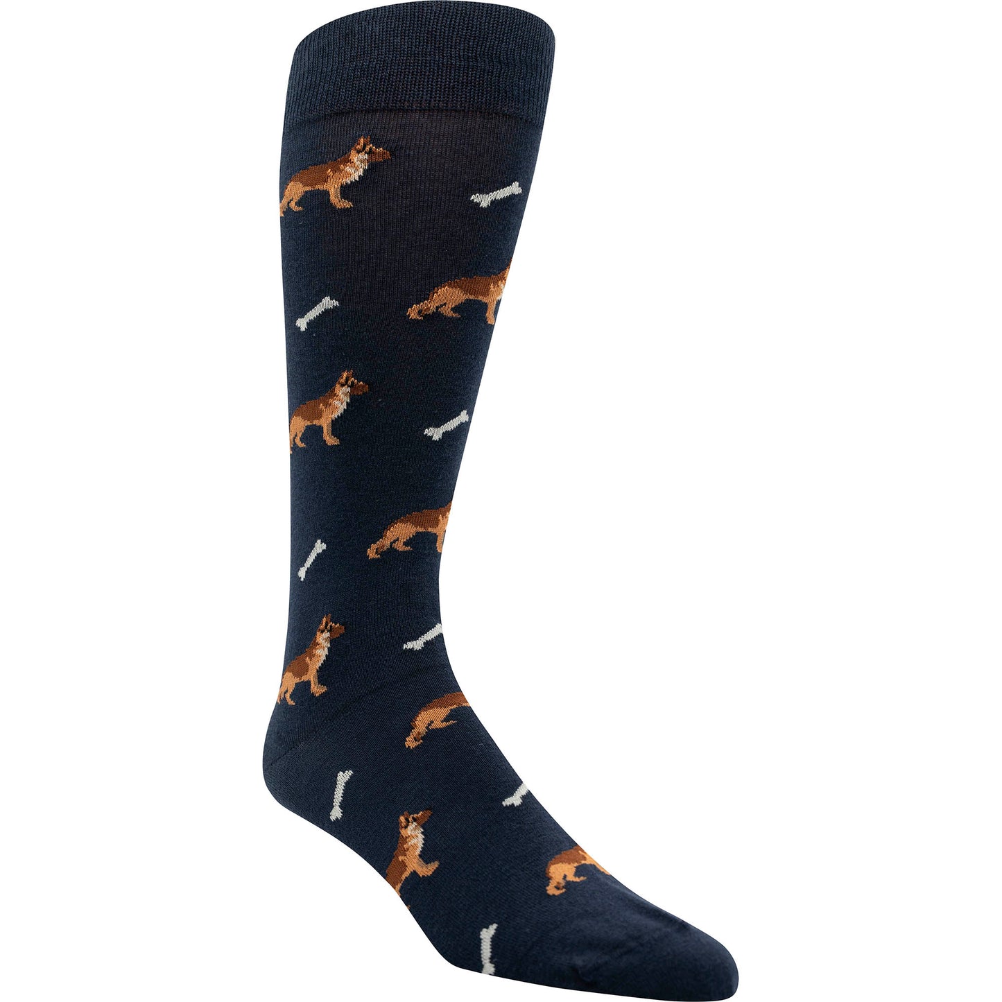 German Shepherd & Bone Sock