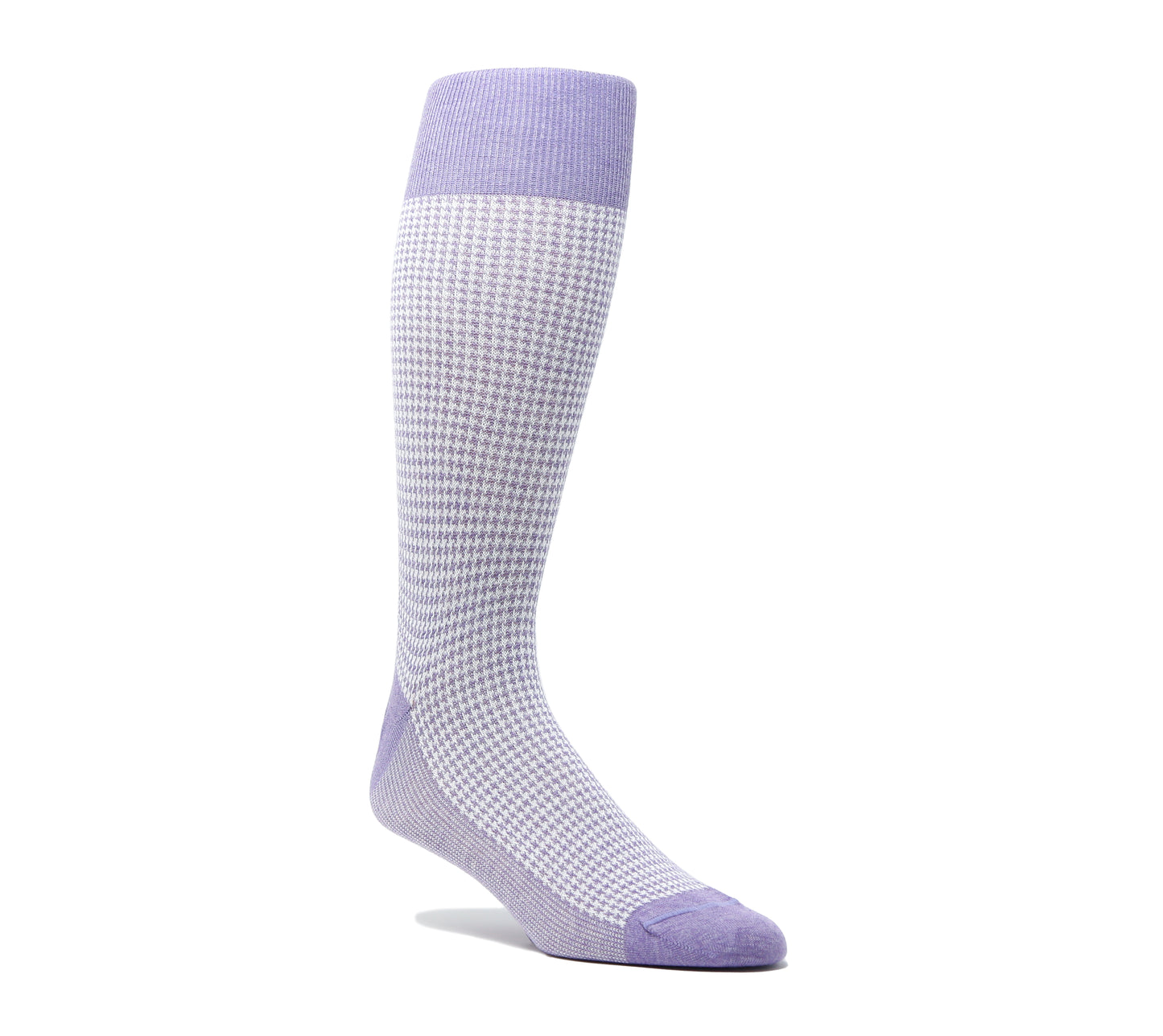 Heather Houndstooth Sock