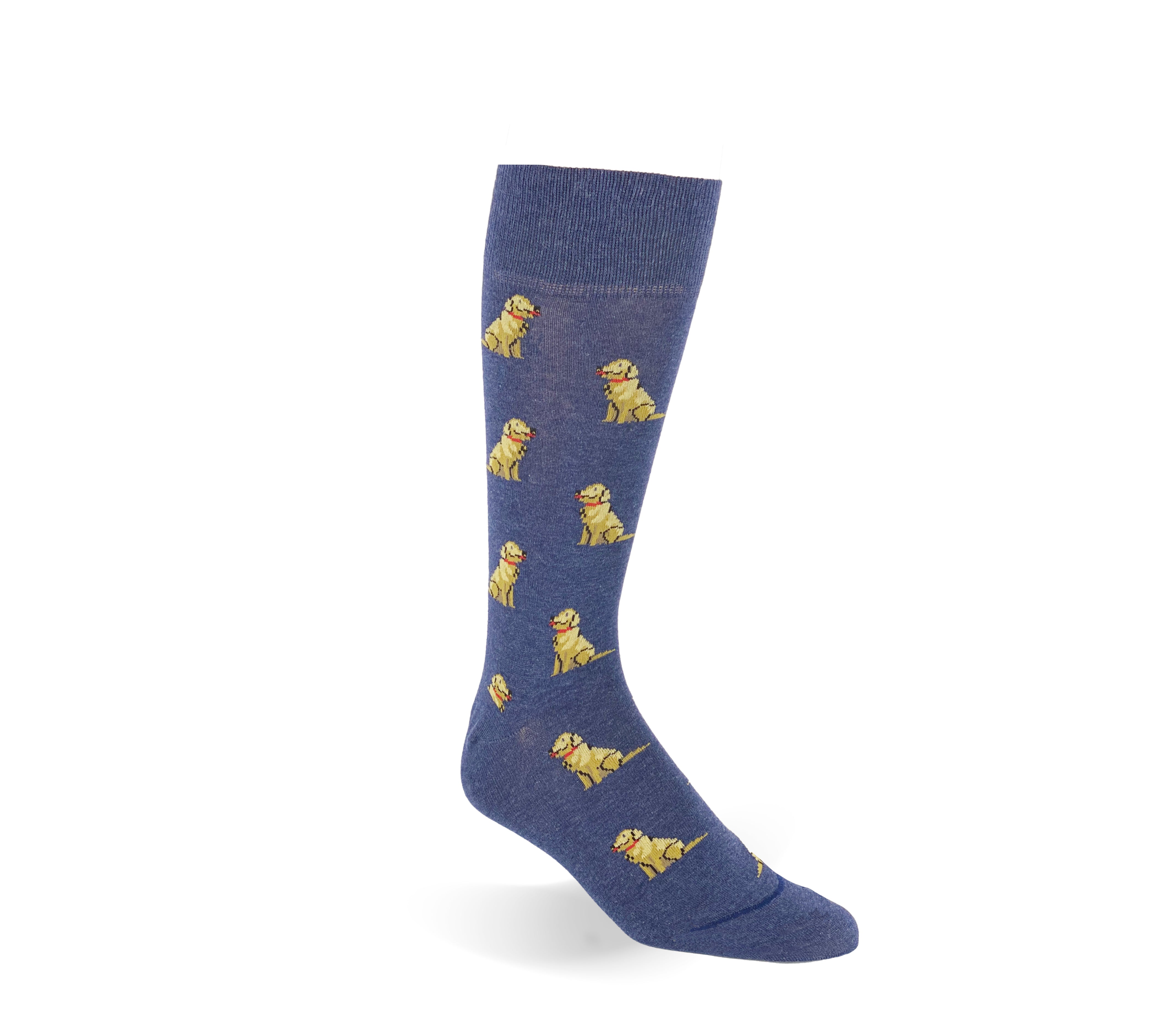 golden retriever dress socks Eleanor Golden Retriever Sock | Dog-Inspired Design | Premium Peruvian Pima Cotton