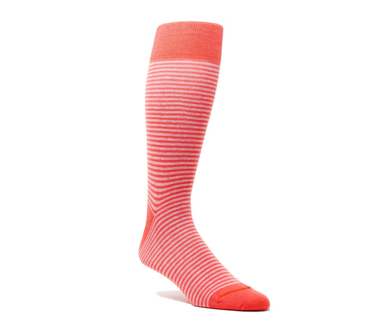 Heather Tonal Micro-Stripe Sock