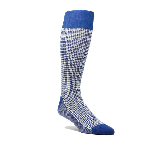 Heather Houndstooth Sock