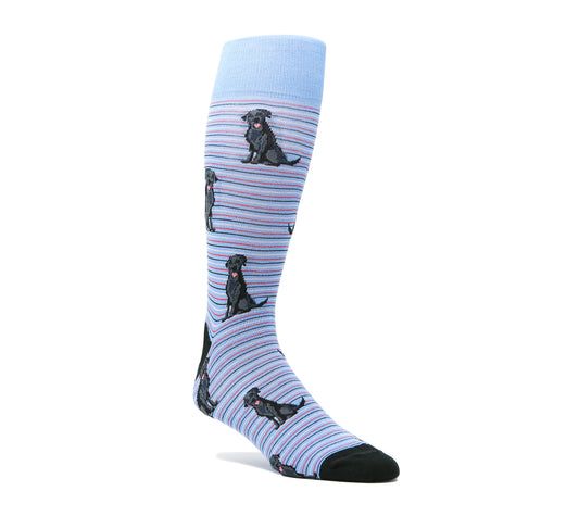 Black Lab Stripe Sock