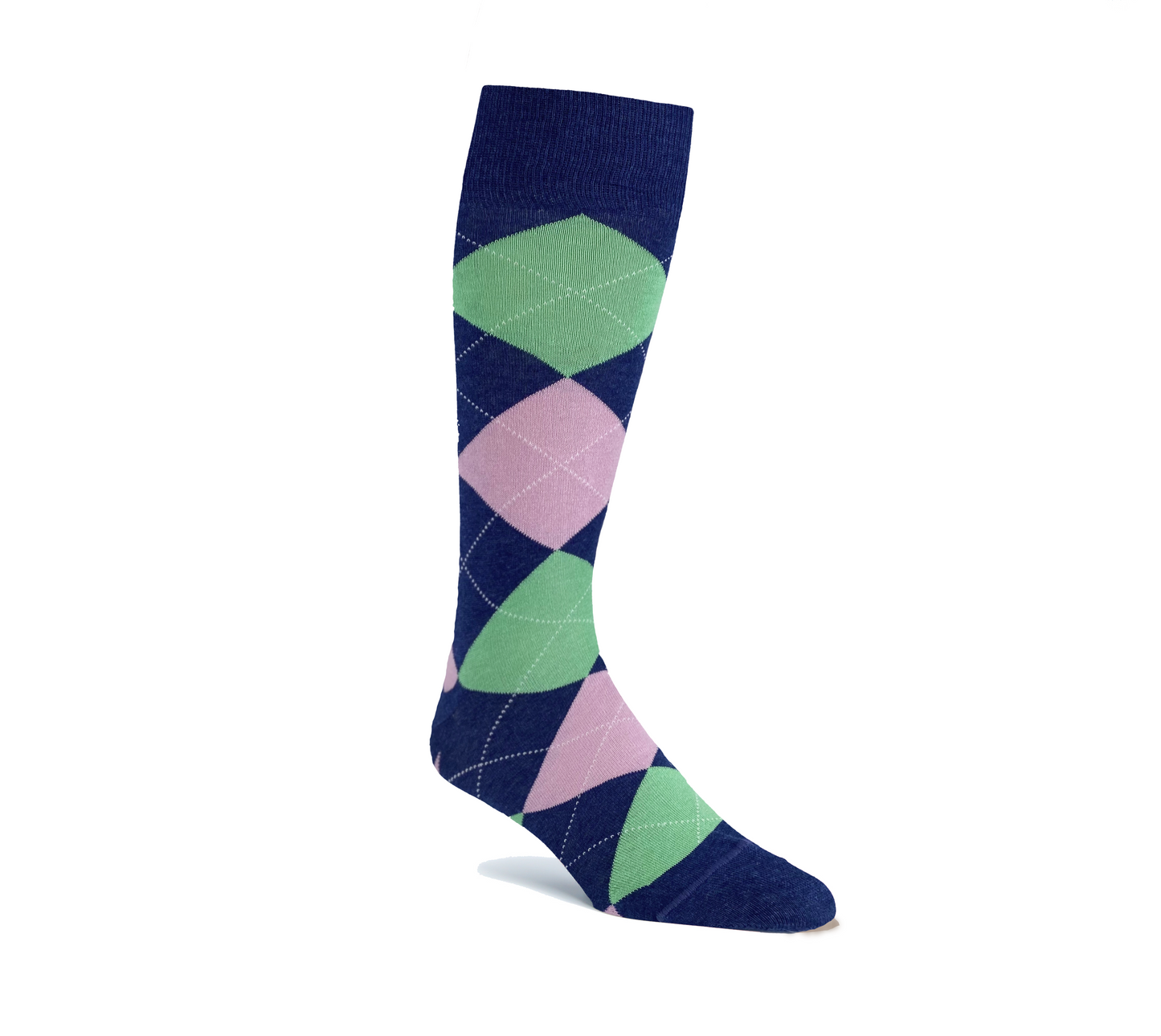 Spring Argyle Sock