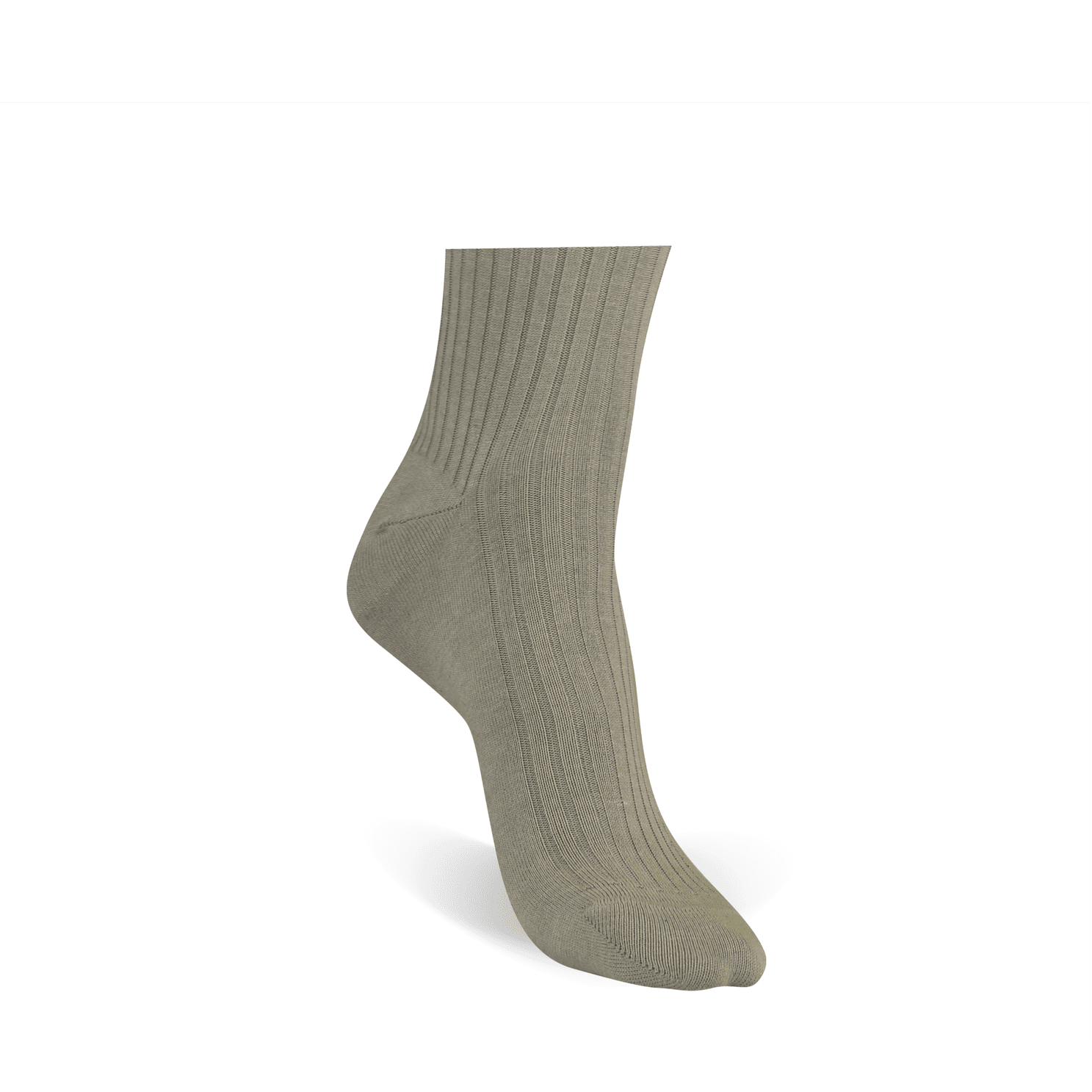 Byford London Island Rib Pima Cotton Dress Socks | Mid Calf & Over the Calf | Ell & Atty Khaki-Heather / Over the Calf Byford London Island Rib Pima Cotton Dress Socks | Mid Calf & Over the Calf | Ell & Atty Khaki-Heather / Over the Calf